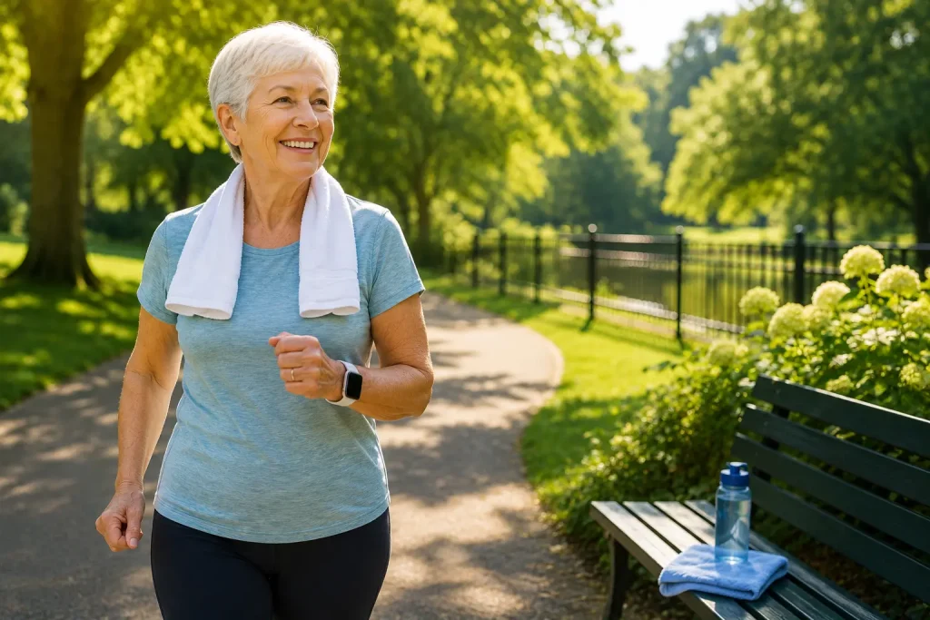safe summer exercise seniors over 65