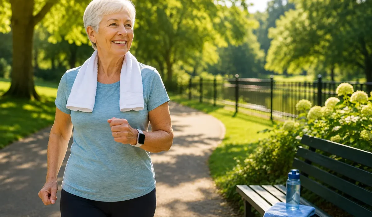 safe summer exercise seniors over 65